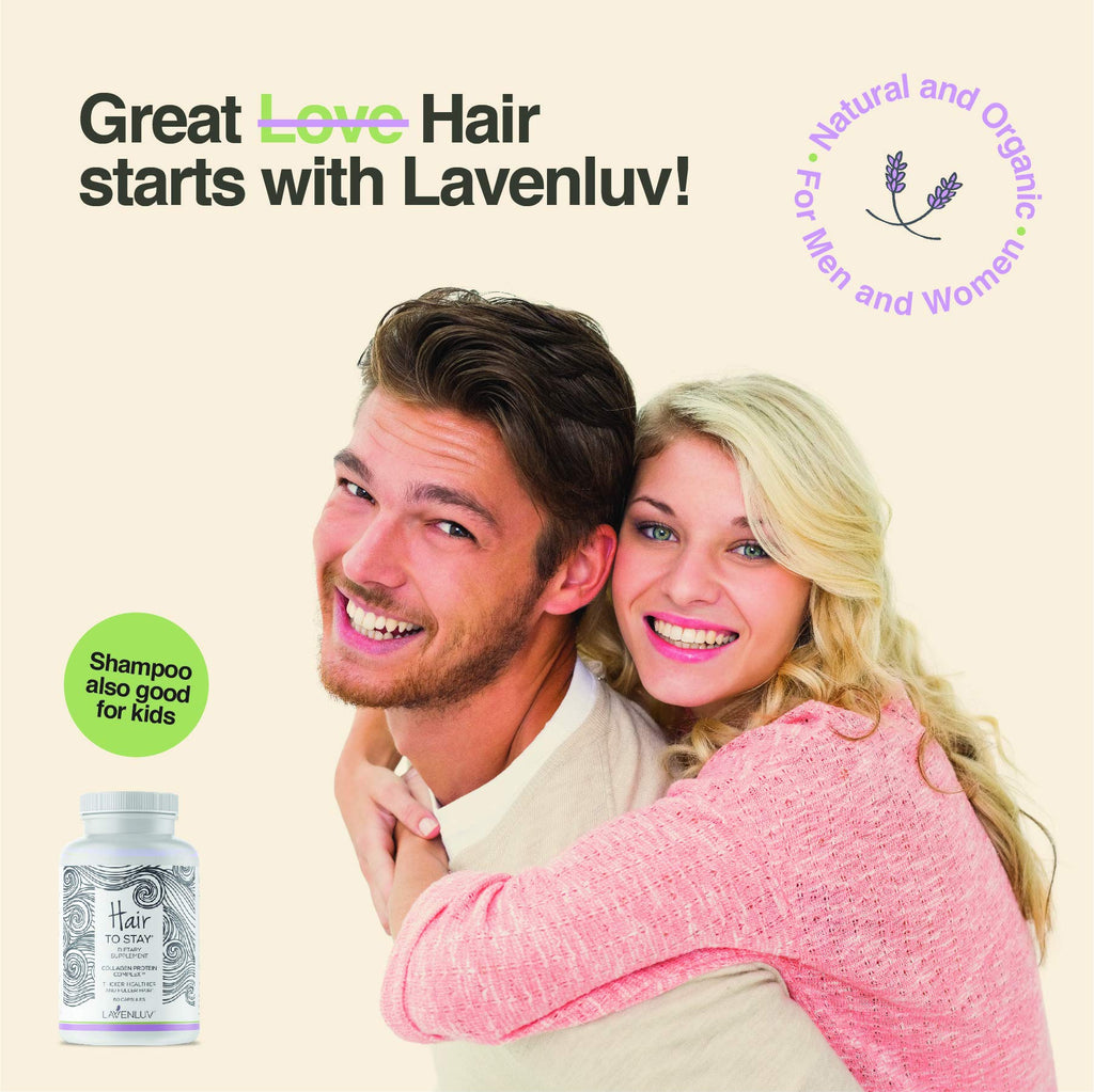 Hair to Stay Hair Growth Shampoo 16oz – Thinning Hair, Keratin & Rice Water, SLS-Free