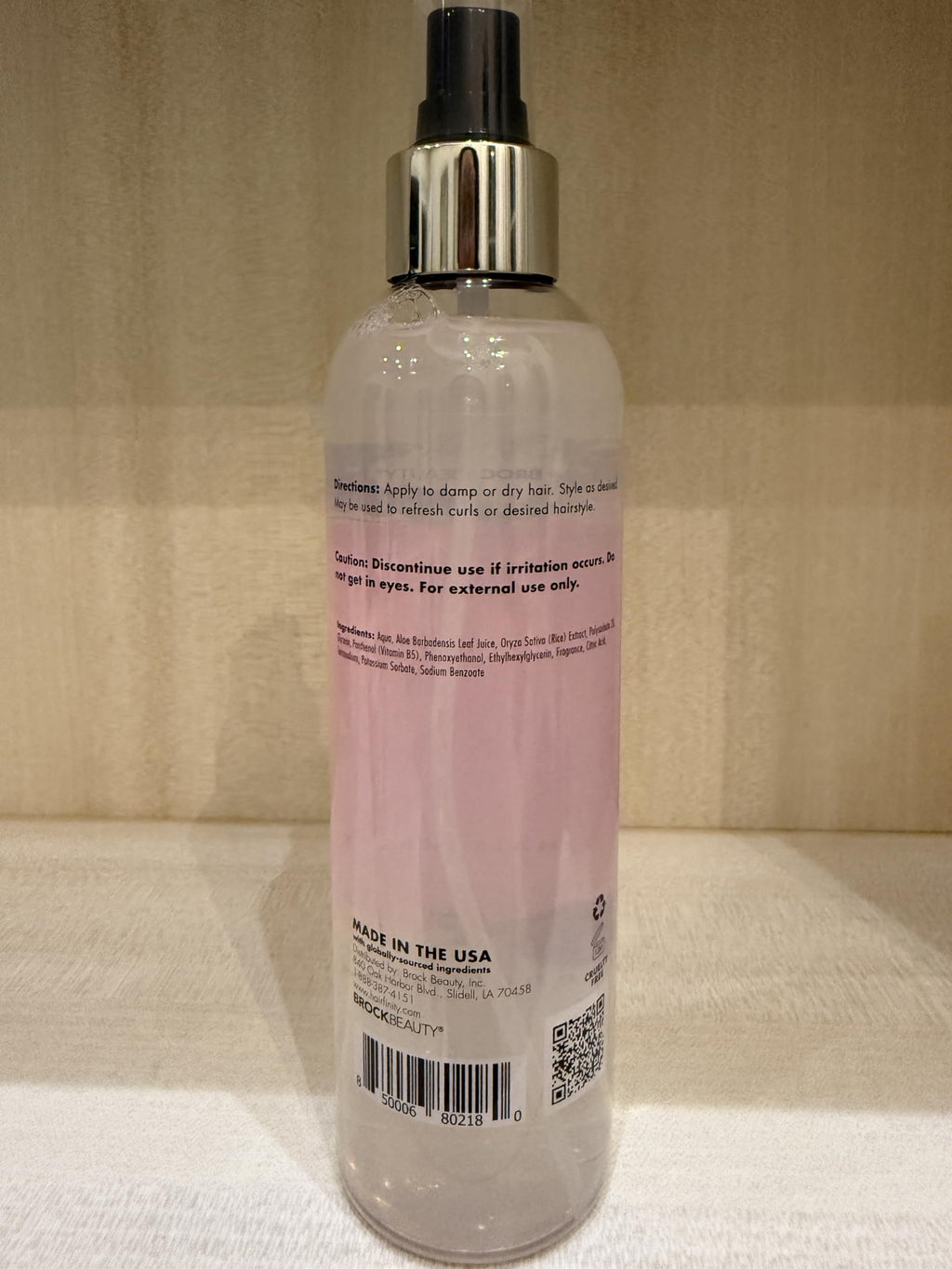 Hairfinity Rice Water Hair Mist — Silicone & Sulfate Free, Color-Safe 8oz