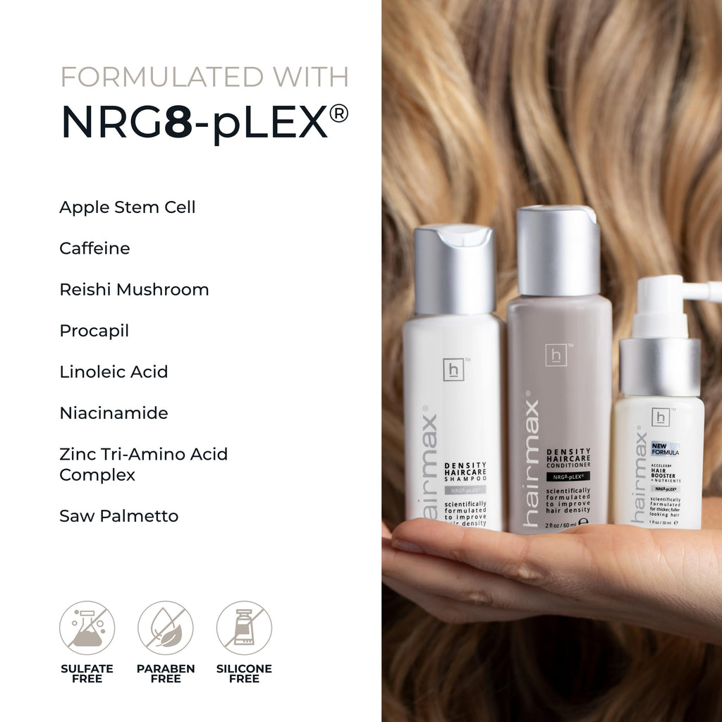 Hairmax Density Hair Care Set – Thickening Shampoo, Conditioner & Hair Booster