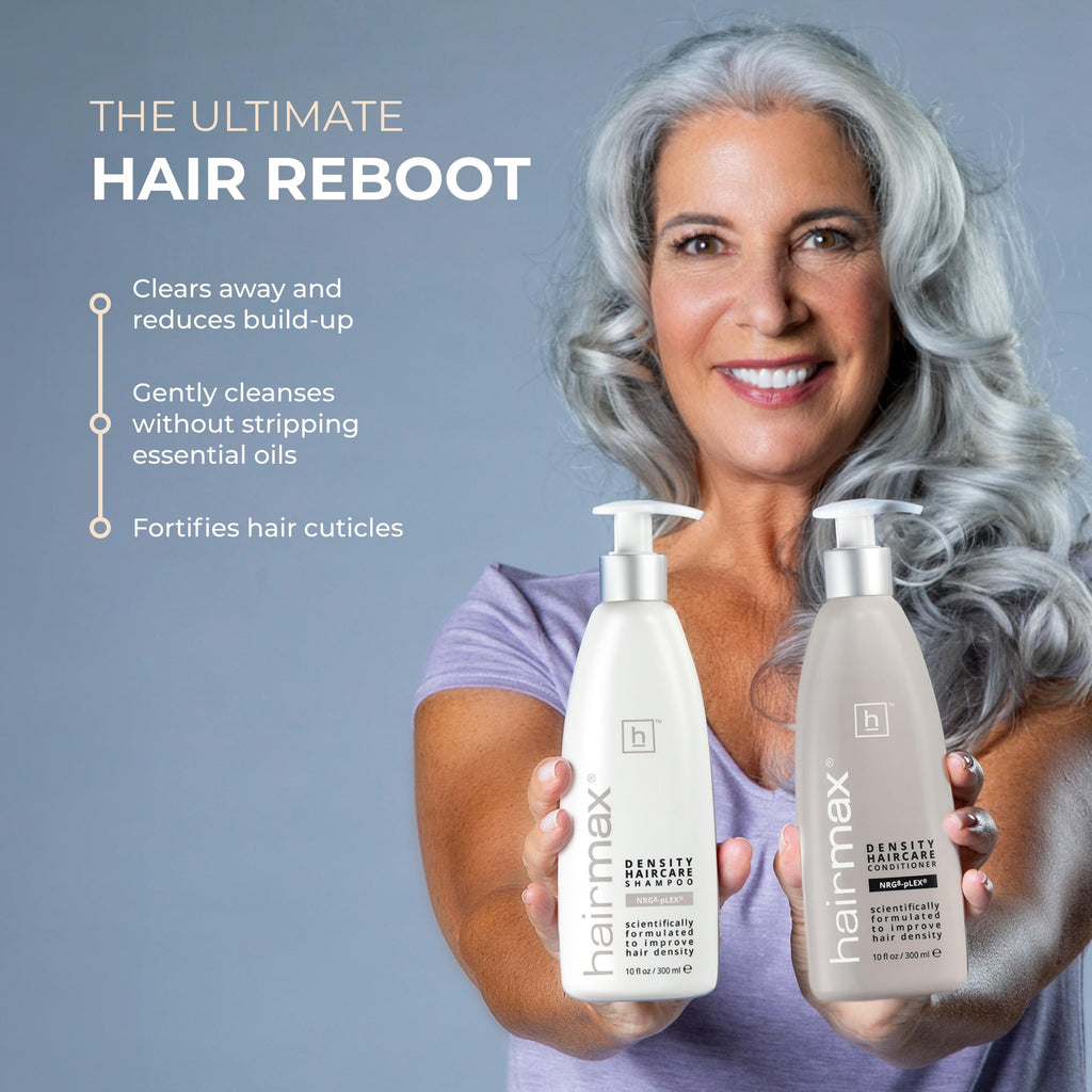 Hairmax Density Shampoo & Conditioner – Anti-Thinning Formula | Sulfate & Paraben-Free | 10 fl oz Each