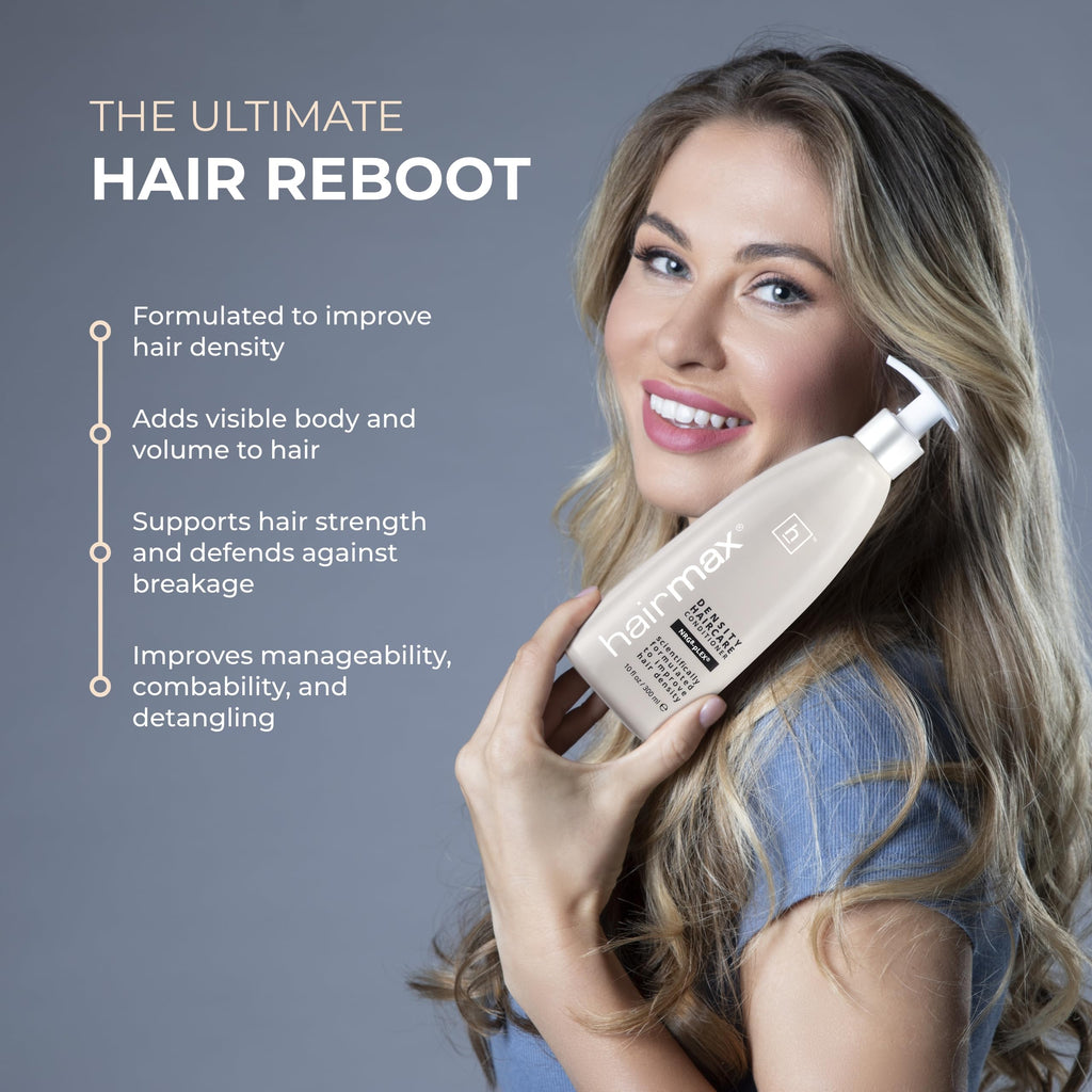 Hairmax Density Conditioner for Thinning Hair – Hydrates & Strengthens (10 fl oz)