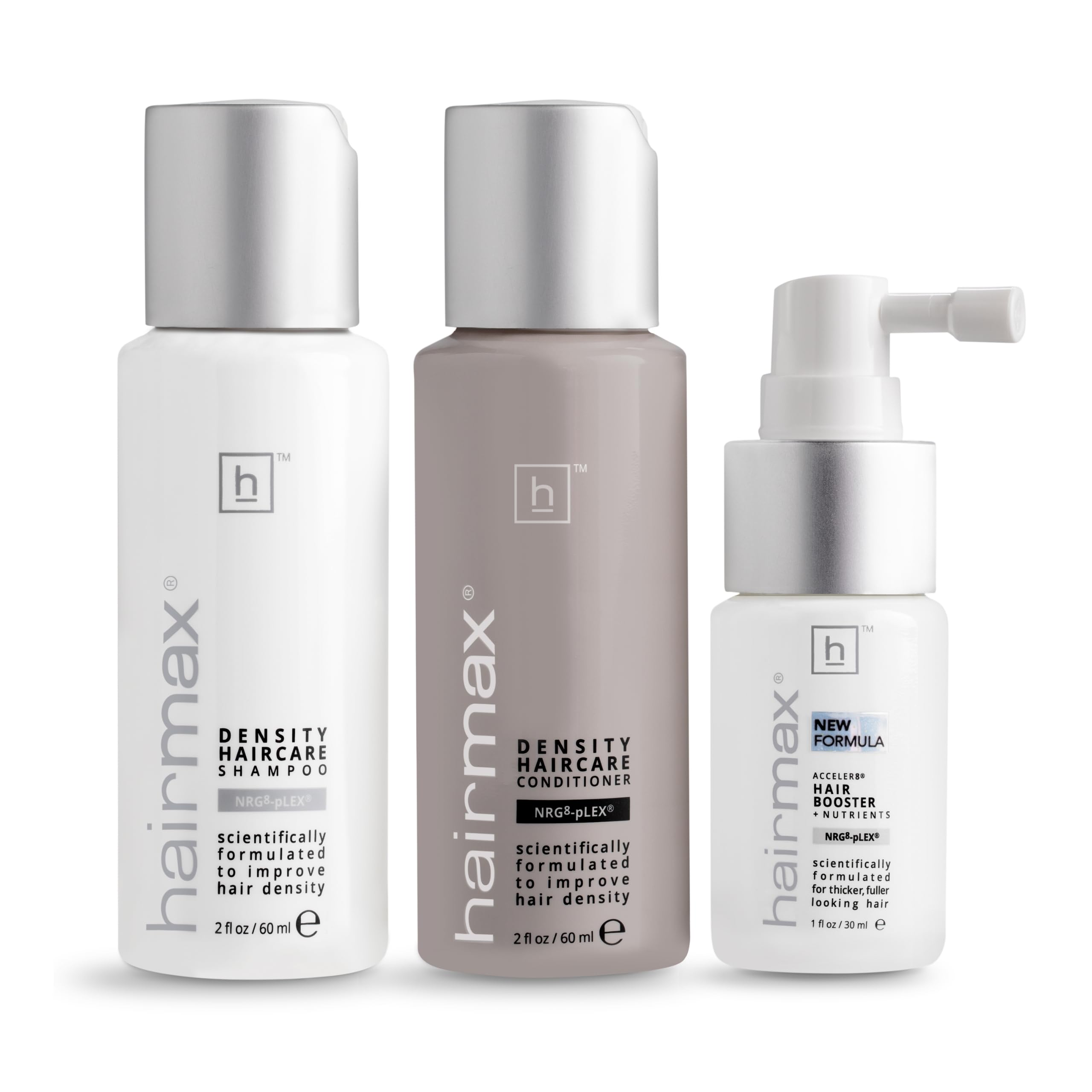 Hairmax Density Hair Care Set – Thickening Shampoo, Conditioner & Hair Booster