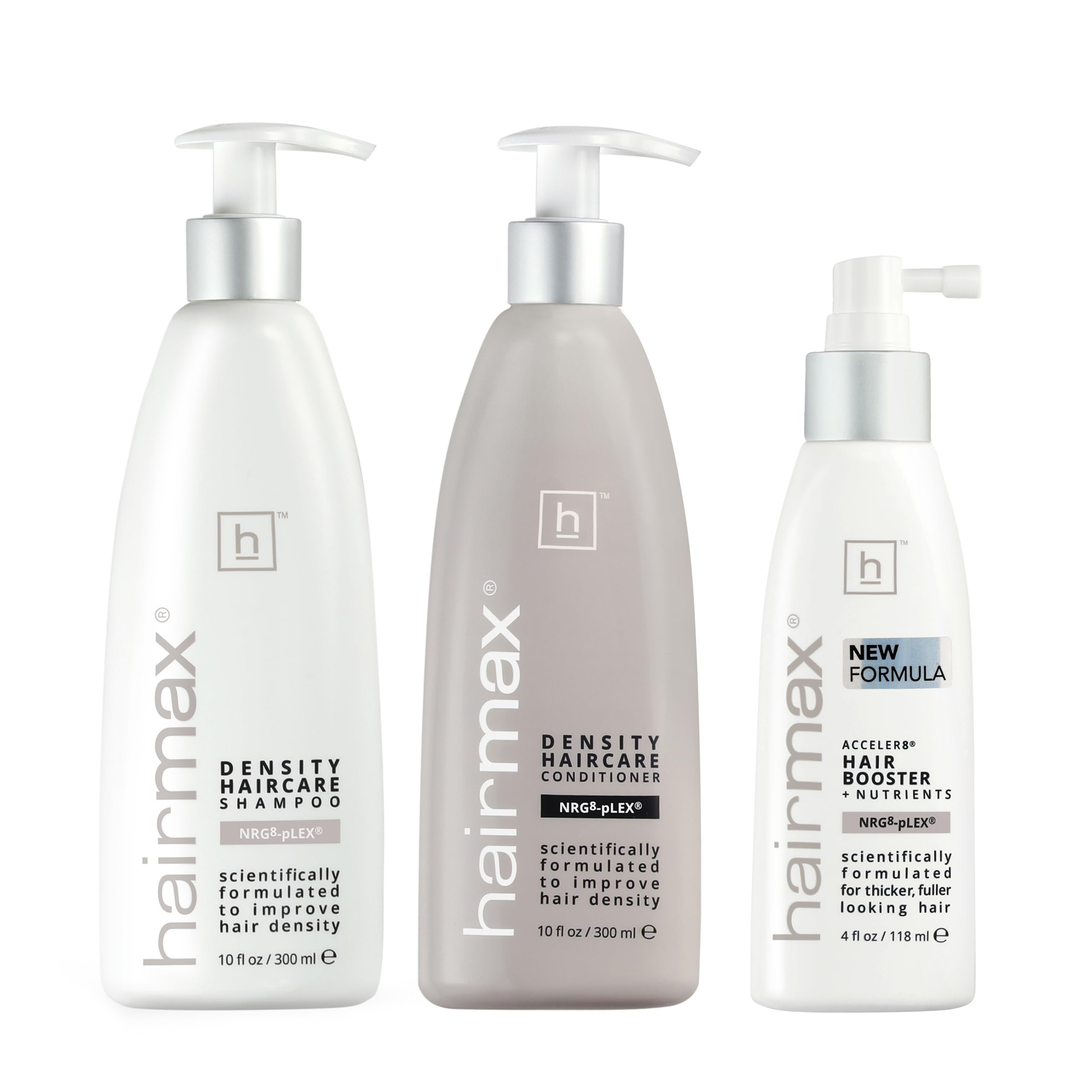 Hairmax Density Haircare Set: Shampoo, Conditioner & Booster for Thinning Hair