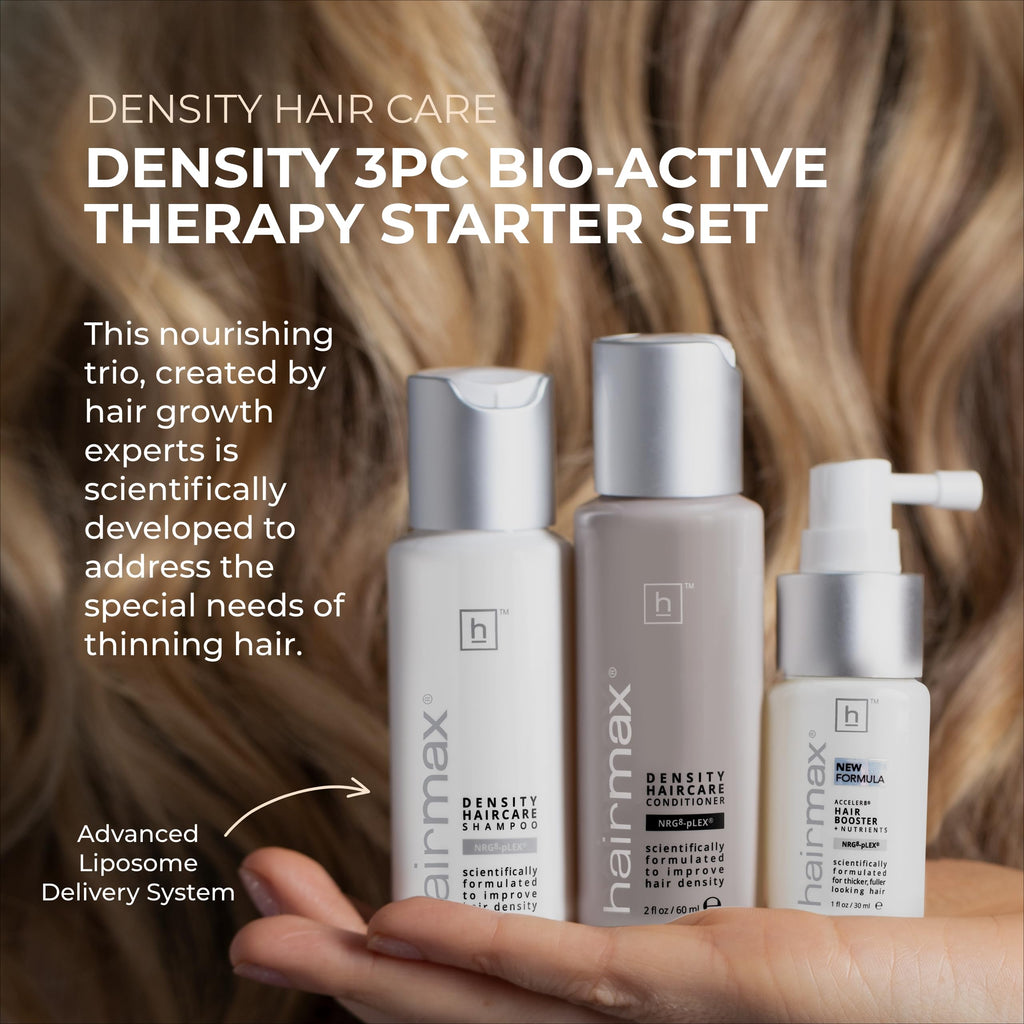 Hairmax Density Hair Care Set – Thickening Shampoo, Conditioner & Hair Booster