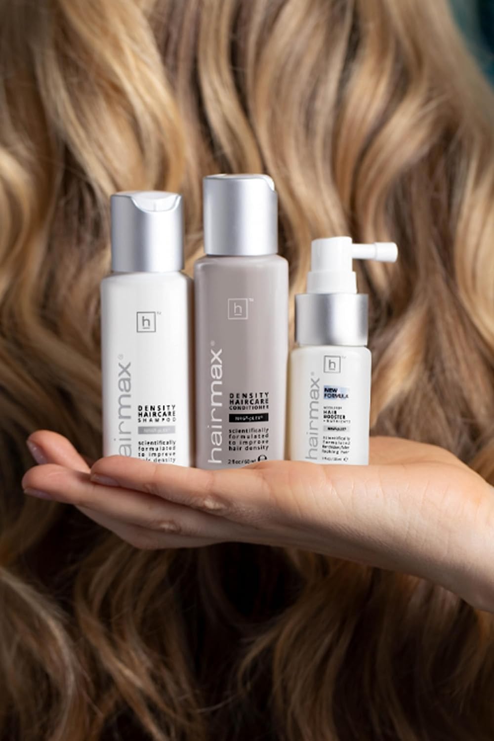 Hairmax Density Hair Care Set – Thickening Shampoo, Conditioner & Hair Booster