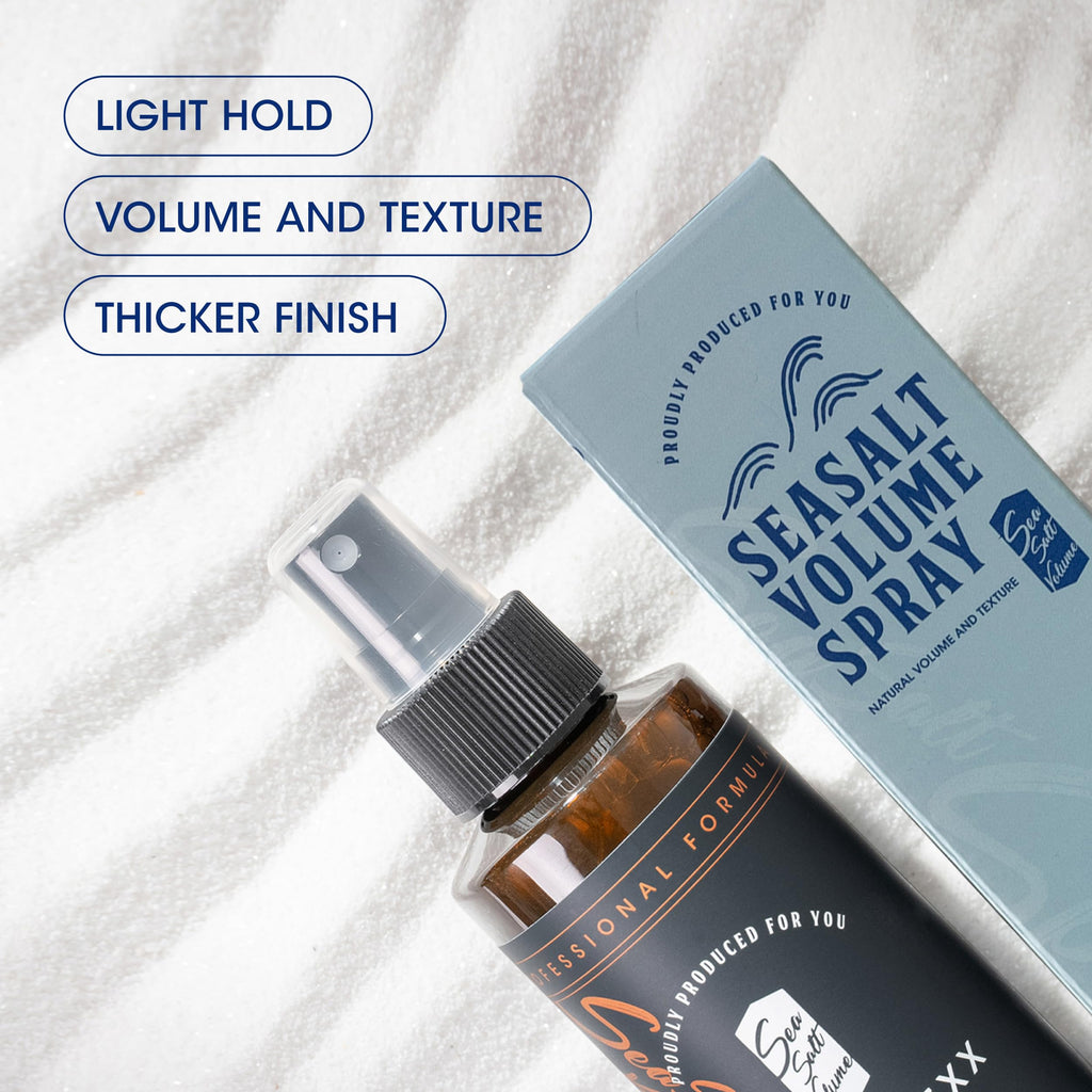 Hairplexx Sea Salt Volume Spray – Natural Thick Look, Matte Finish, UV Protection | Paraben Free (6.76 Fl Oz x2, Ocean Fresh)