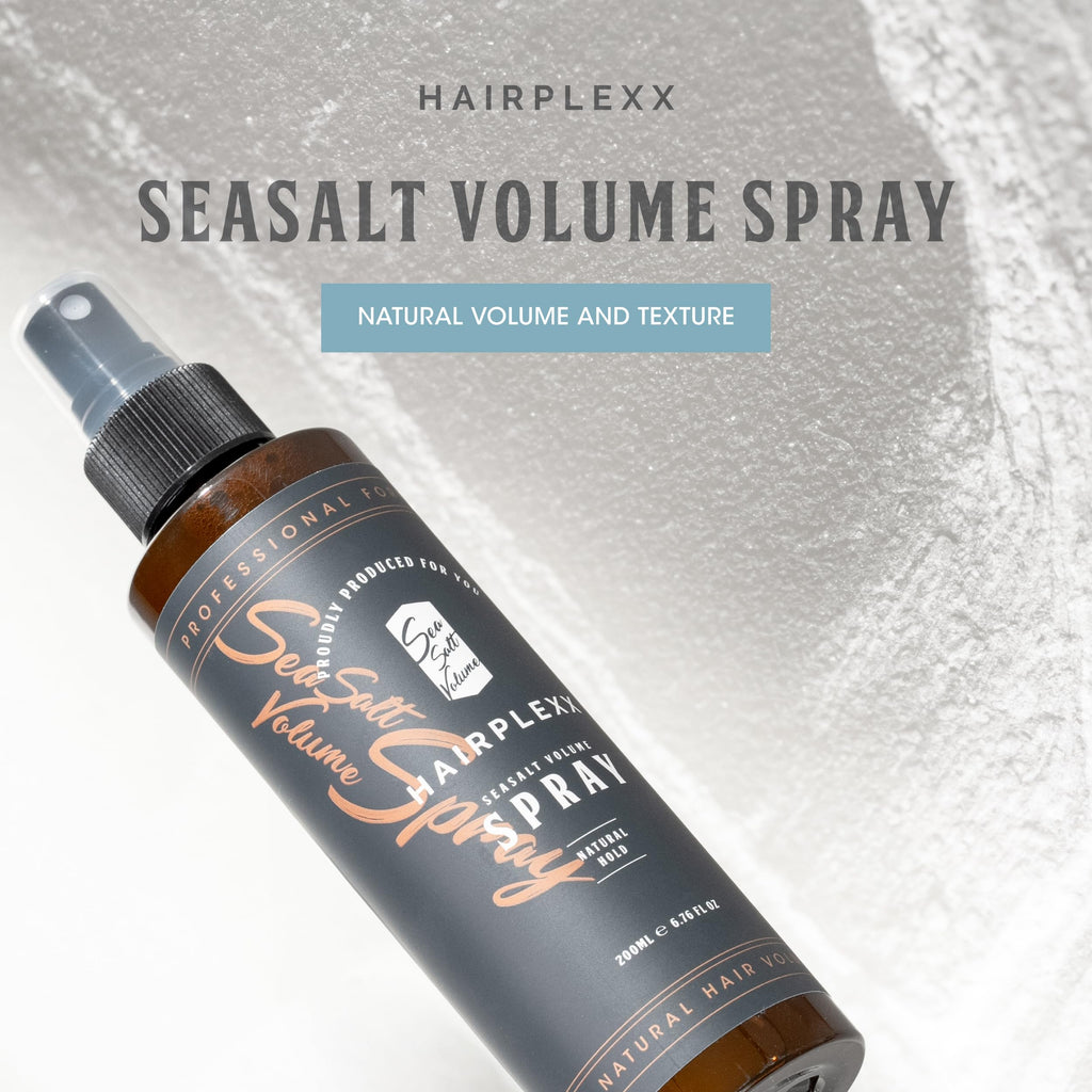 Hairplexx Sea Salt Volume Spray – Natural Thick Look, Matte Finish, UV Protection | Paraben Free (6.76 Fl Oz x2, Ocean Fresh)