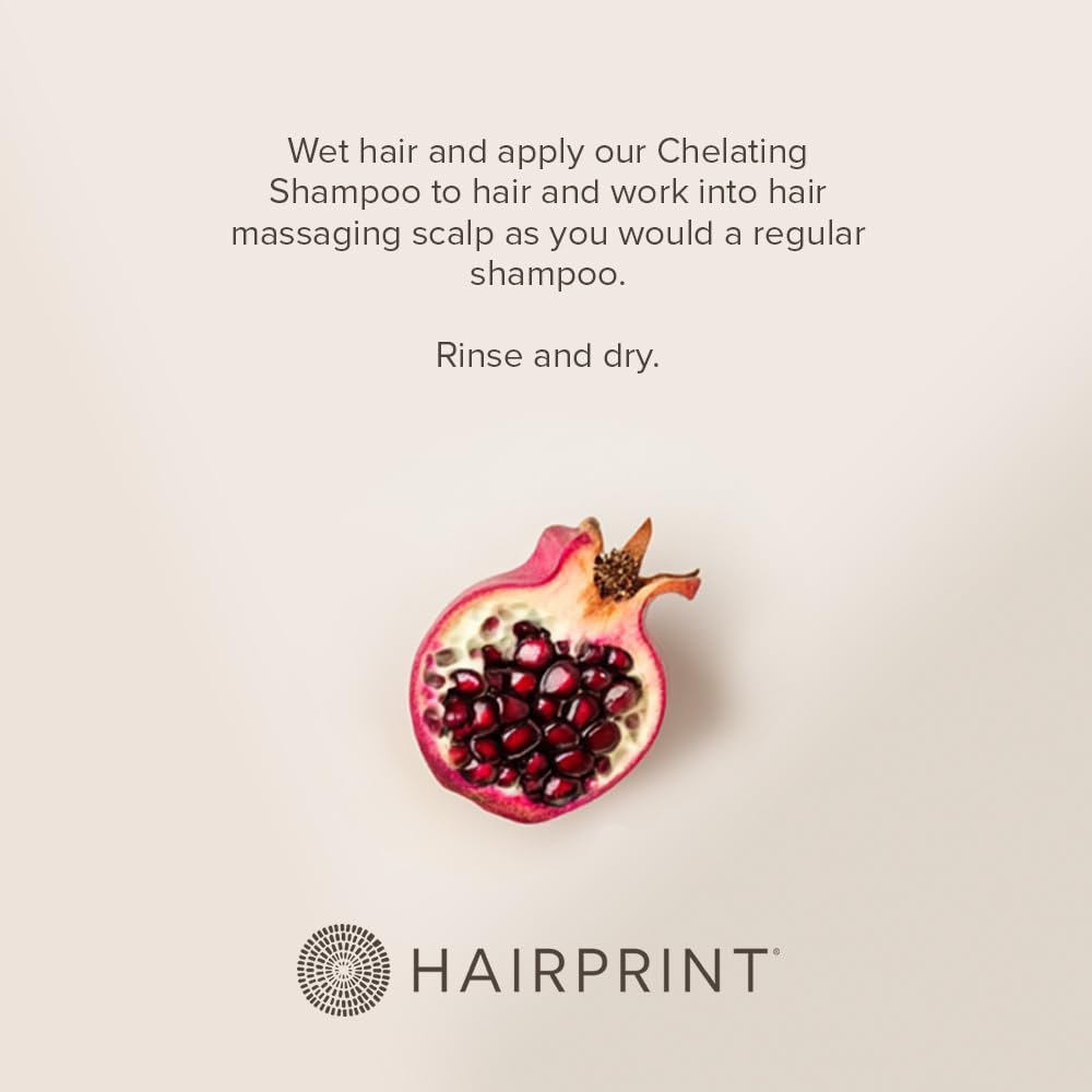 Hairprint Chelating Shampoo | Deep Cleanse for Mineral Build-Up & Hard Water (8 oz)