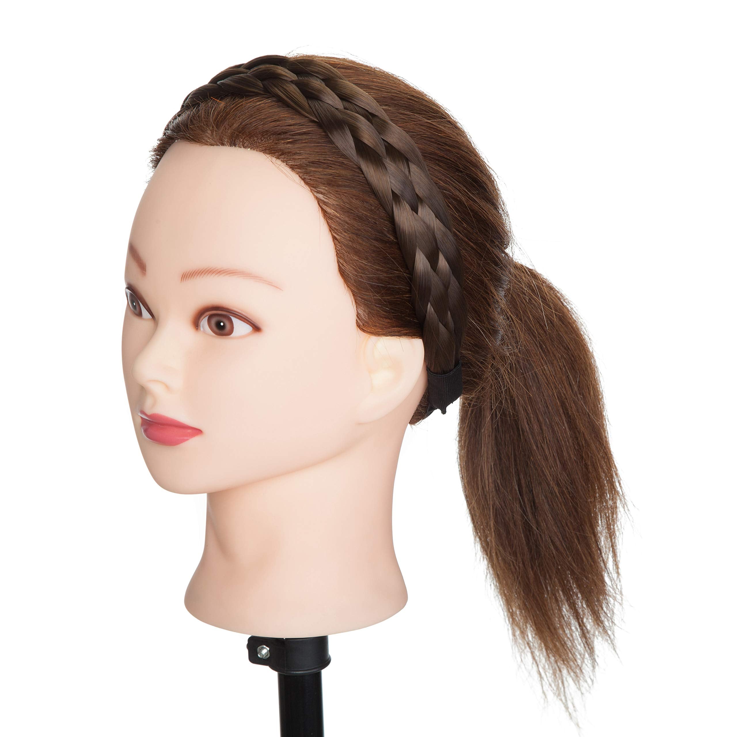 Hairro Braided Headband - Ash Brown 5-Strand Plaited Braid, 50g