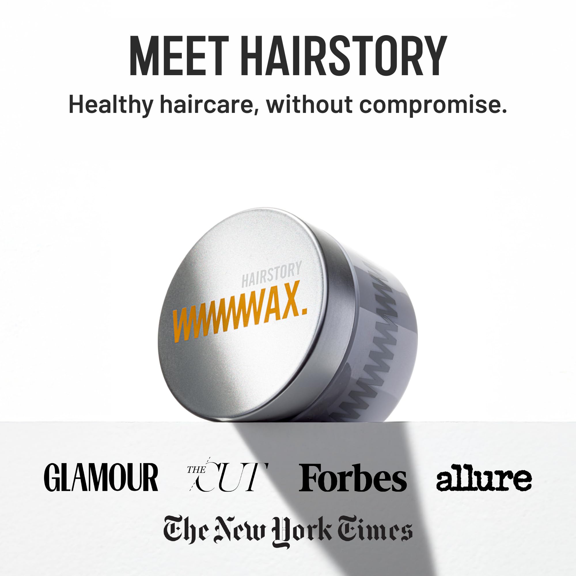 Hairstory Wax – Medium-Hold Hair Styling Wax for All Hair Types | 1.75oz