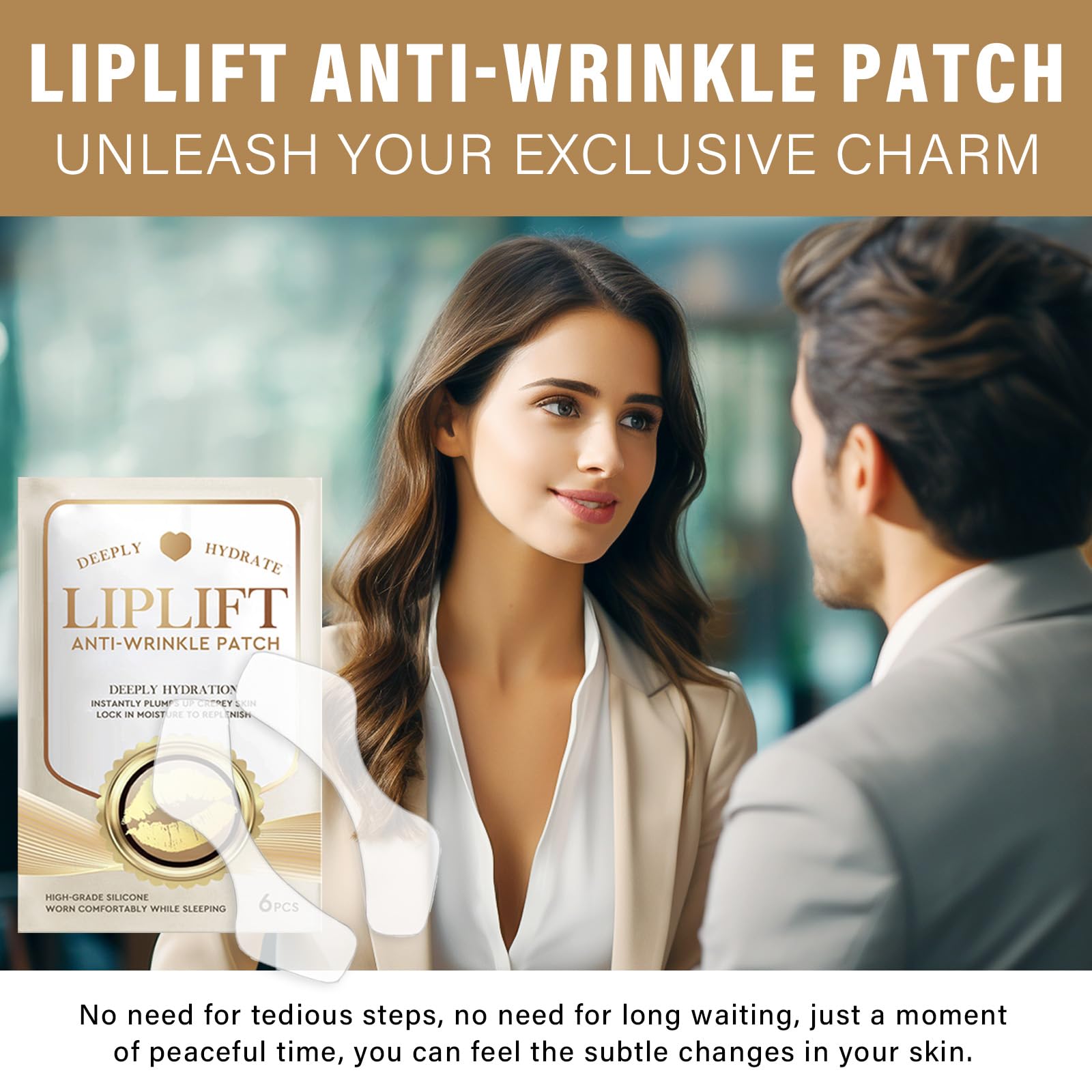 Hajoyful Lip Wrinkle Patches – Smooth Fine Lines with Silicone & Collagen