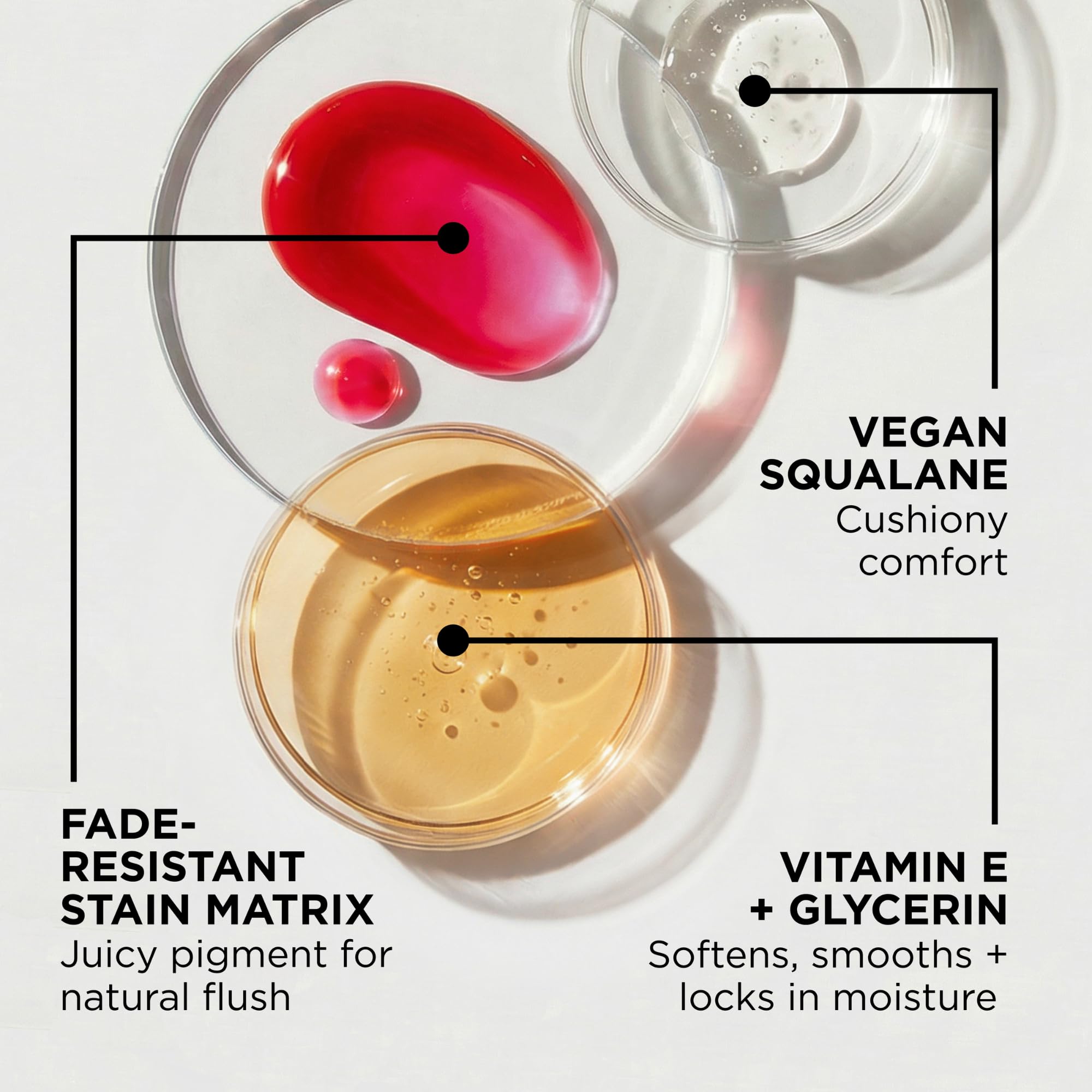 HALEYS Re-dew Lip Gloss to Stain – Hydrating Kiss-Proof Hybrid with Vegan Squalane & Vitamin E (Crush)