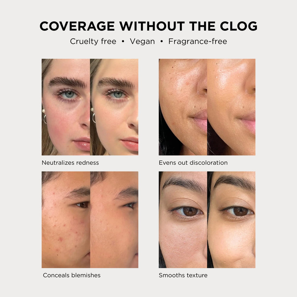 HALEYS Re-form Luminous Skin Foundation — Vegan, Cruelty-Free, Buildable Coverage, Oil-Free, All-Day Wear
