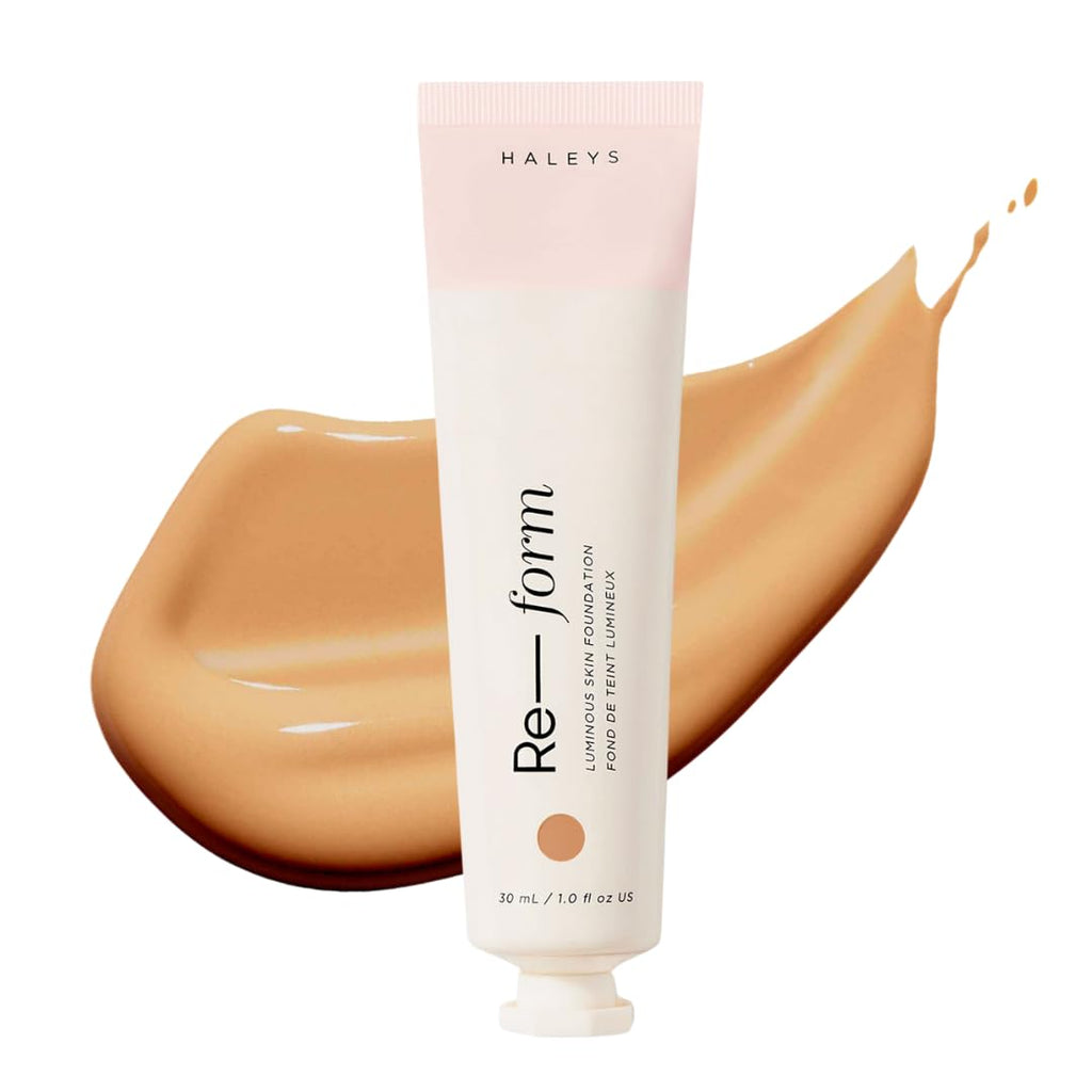 HALEYS Re-form Luminous Skin Foundation – Vegan, Cruelty-Free, Buildable Coverage