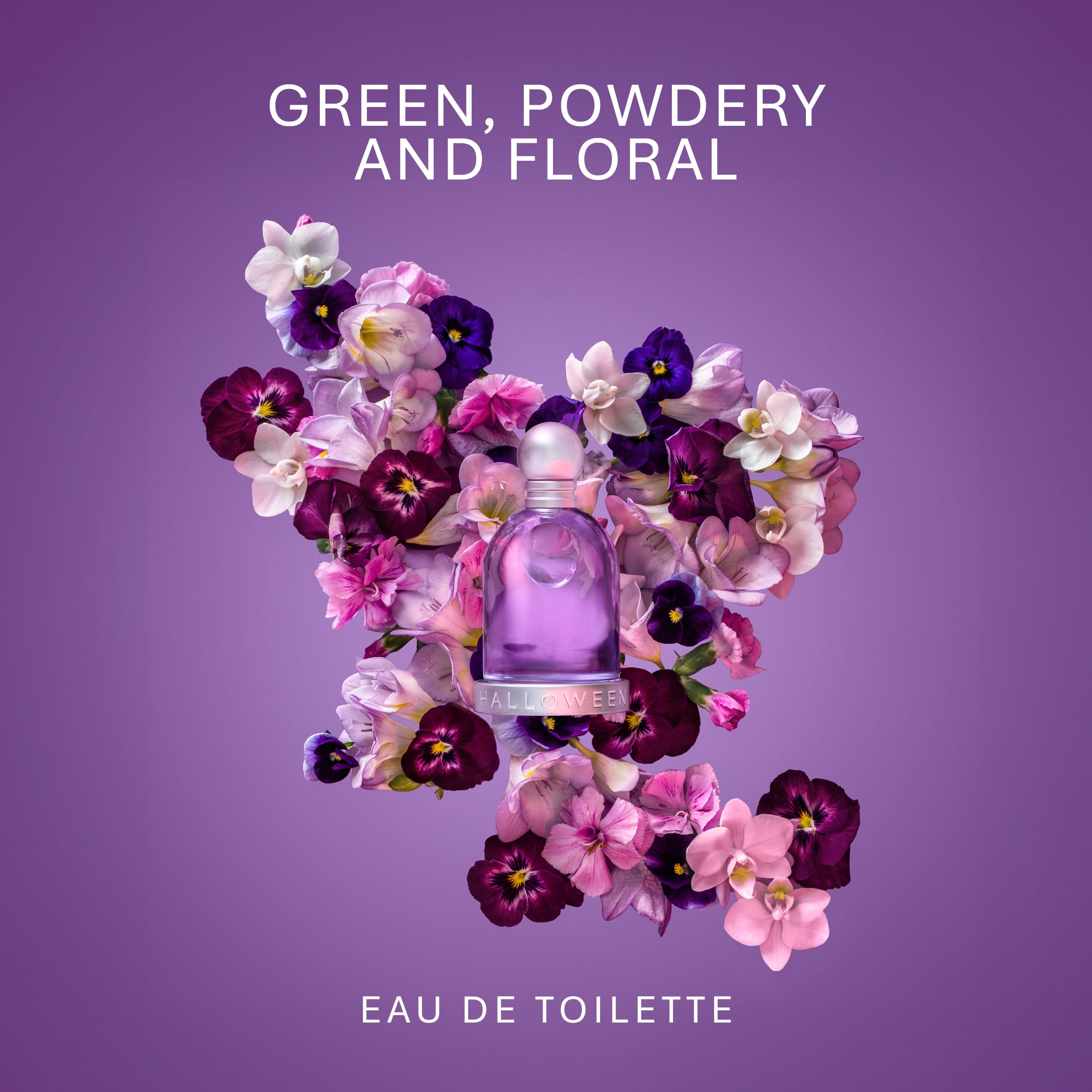 Halloween Eau De Toilette for Women – Floral Marine Fragrance with Violet, Magnolia & Pepper | 3.4 fl oz