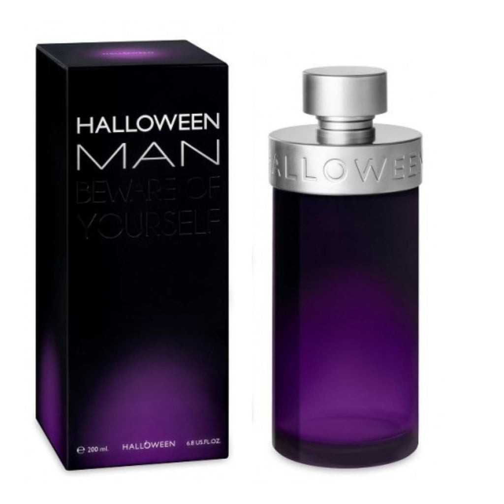 Halloween Man Eau de Toilette for Men – Long-Lasting Warm Spicy Coffee & Amber with Mandarin Orange, Violet Leaf, and Basil | 6.8 fl oz
