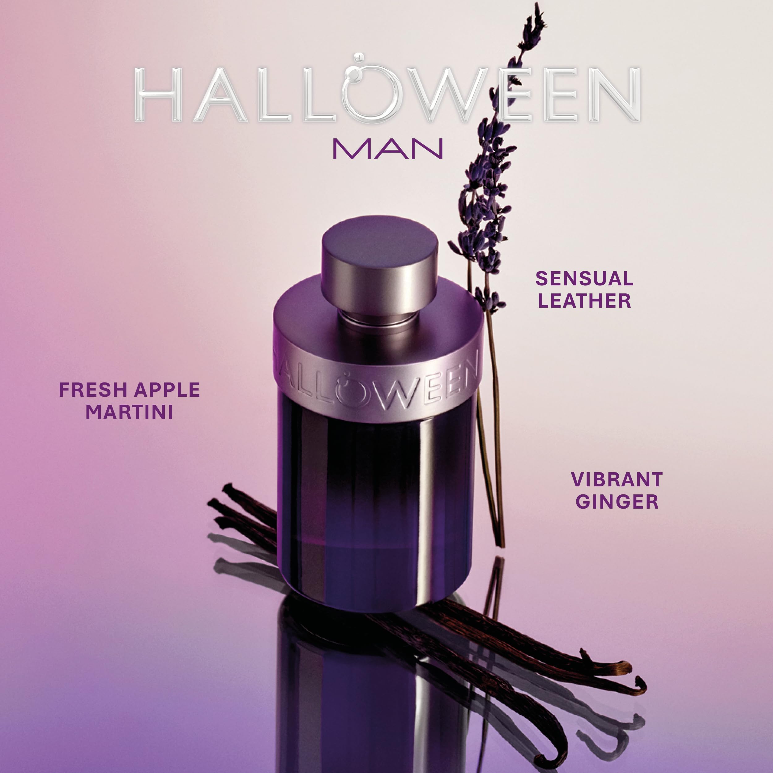Halloween Man Eau de Toilette for Men – Long-Lasting Warm Spicy Coffee & Amber with Mandarin Orange, Violet Leaf, and Basil | 6.8 fl oz