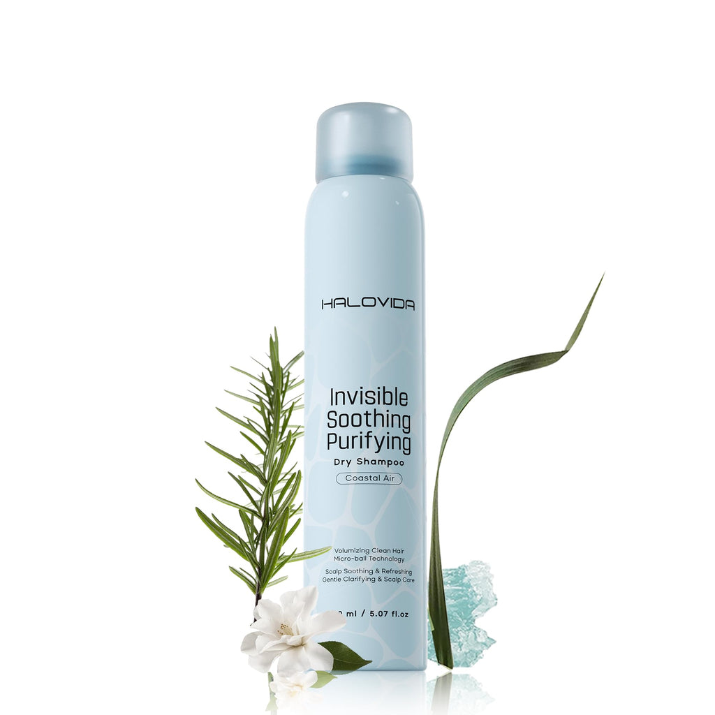 HALOVIDA Dry Shampoo for Women – Invisible, Oil-Absorbing, No Residue, Coastal Air (5.07 fl oz)