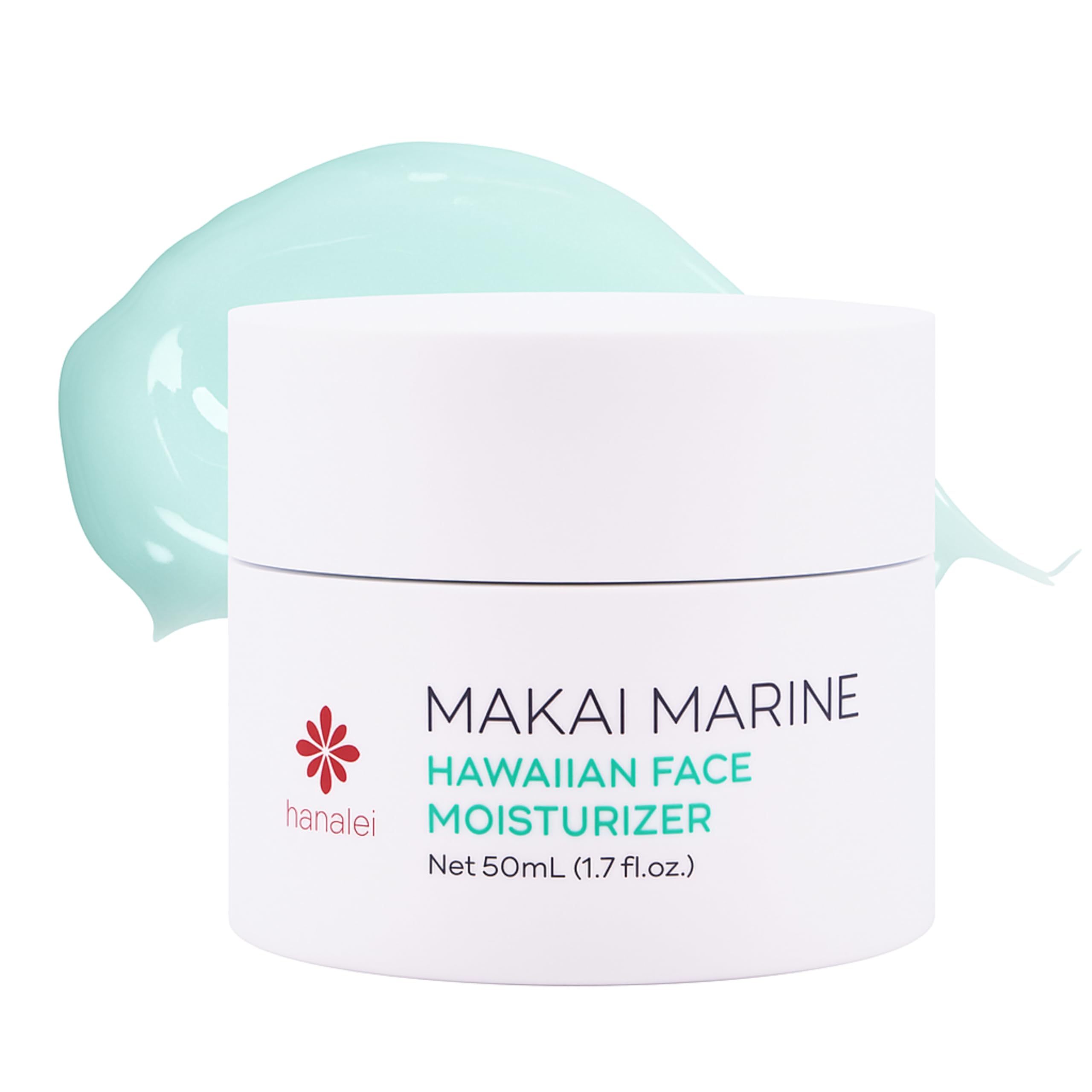 Hanalei Makai Marine Gel-Cream | Lightweight Hydration for Dry Skin | Vegan & Cruelty-Free, 1.7 fl oz