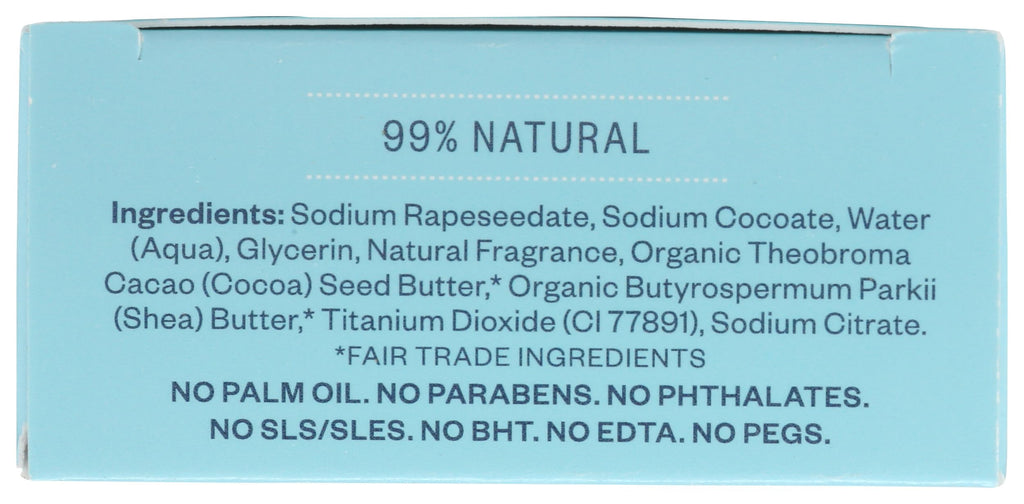 Hand in Hand Sweet Mint & Eucalyptus Sea Salt Bar Soap, 5 oz — Vegan, Palm Oil Free