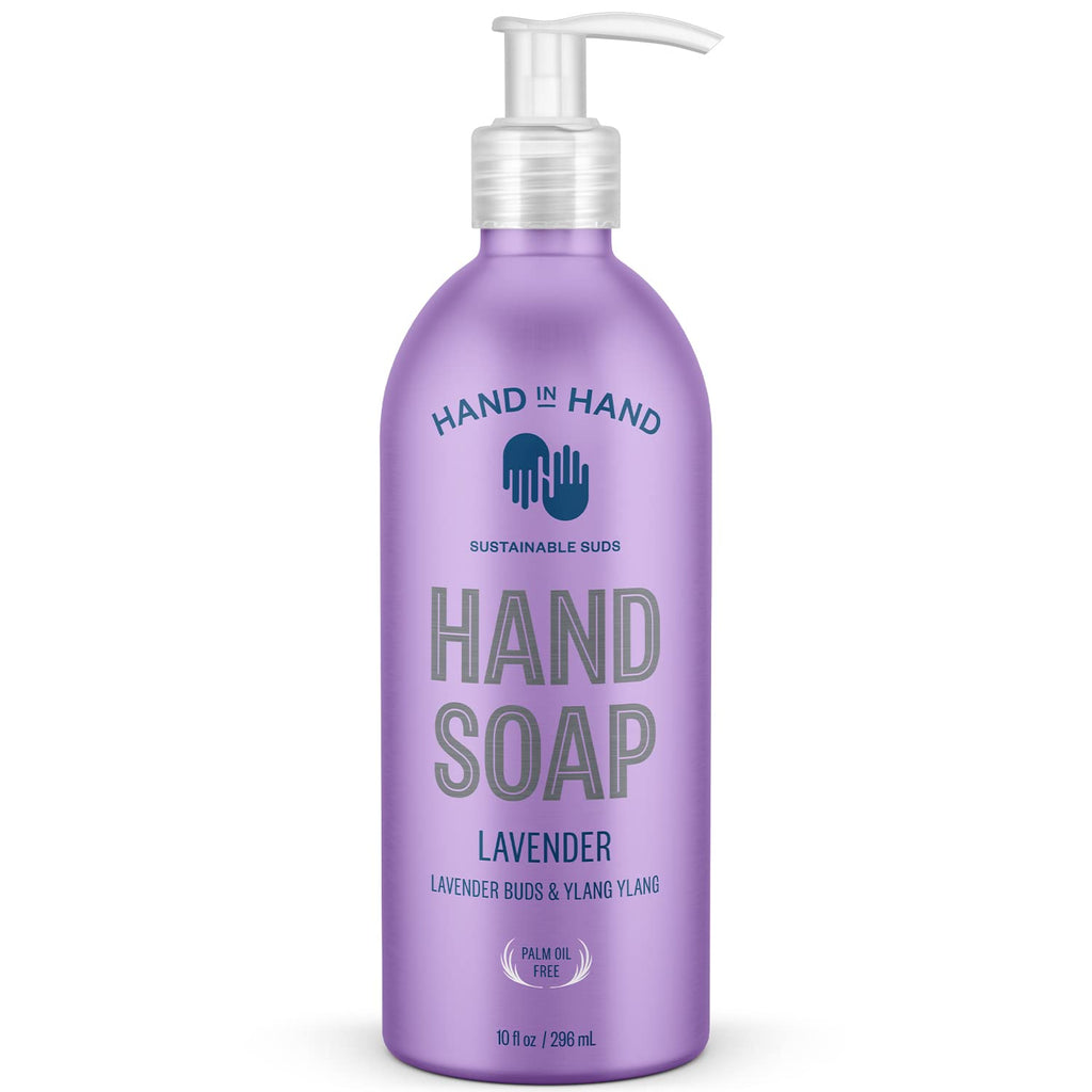 Hand in Hand Nourishing Liquid Hand Soap – Lavender Buds & Ylang Ylang, 4-Pack