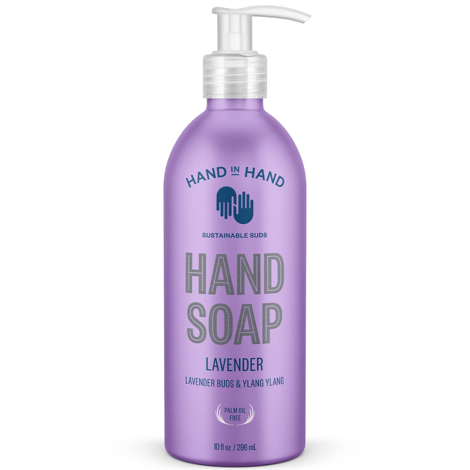 Hand in Hand Nourishing Liquid Hand Soap – Lavender Buds & Ylang Ylang, 4-Pack