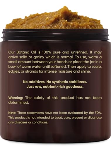 Handcraft Blends Raw Batana Oil — 4 oz, 100% Pure & Unrefined for Hair Hydration