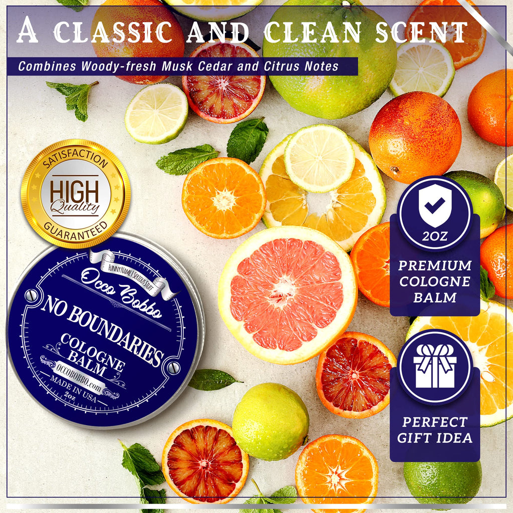 Handy Hound No Boundaries Solid Cologne – Classic Woody-Citrus Scent, 2 oz, Made in USA
