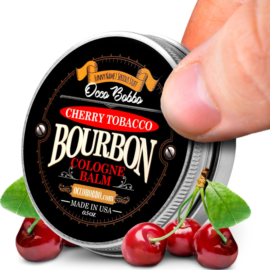 Handy Hound Occo Bobbo Cherry Tobacco Bourbon Solid Cologne for Men (.5 oz) – Made in USA