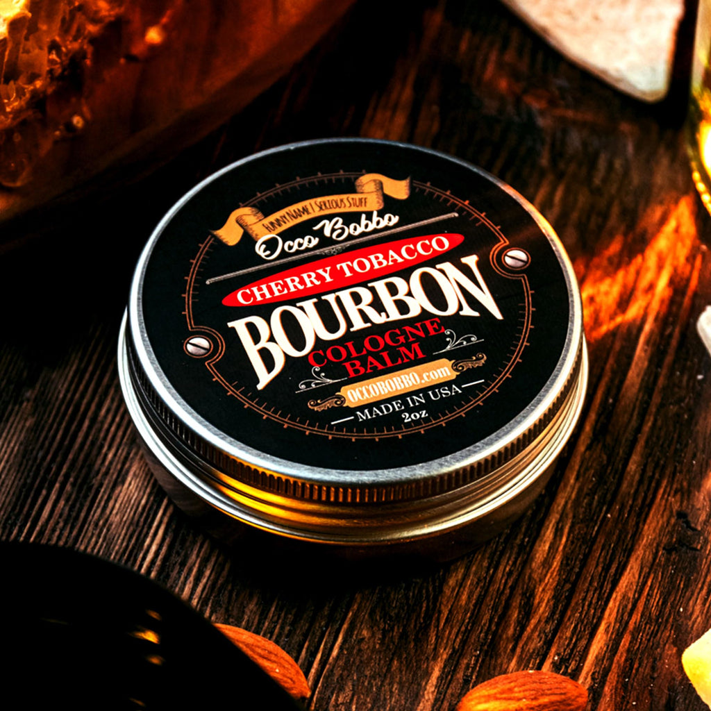 Handy Hound Occo Bobbo Cherry Tobacco Bourbon Solid Cologne for Men – Travel-Ready 2 oz Made in USA
