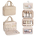 Hanke Hanging Travel Toiletry Bag (Apricot) with Jewelry Organizer – Water-Resistant