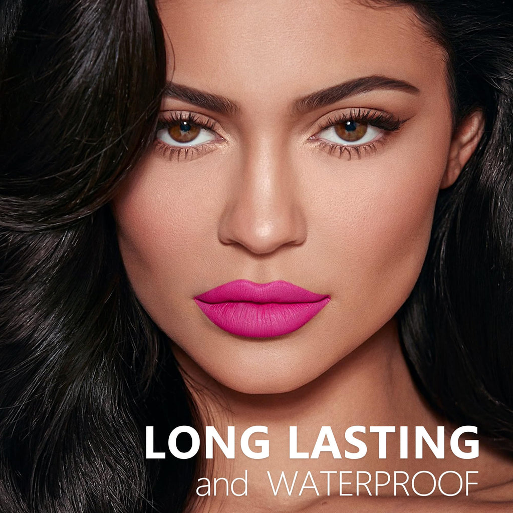HANLADY Hot Pink Lipstick A40 Miss You – Long-Lasting, Smudgeproof, Vegan