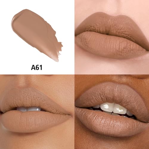 HANLADY Nude Berry Pink Lipstick 3pc – Long Lasting Matte Lip Color A61/66/44