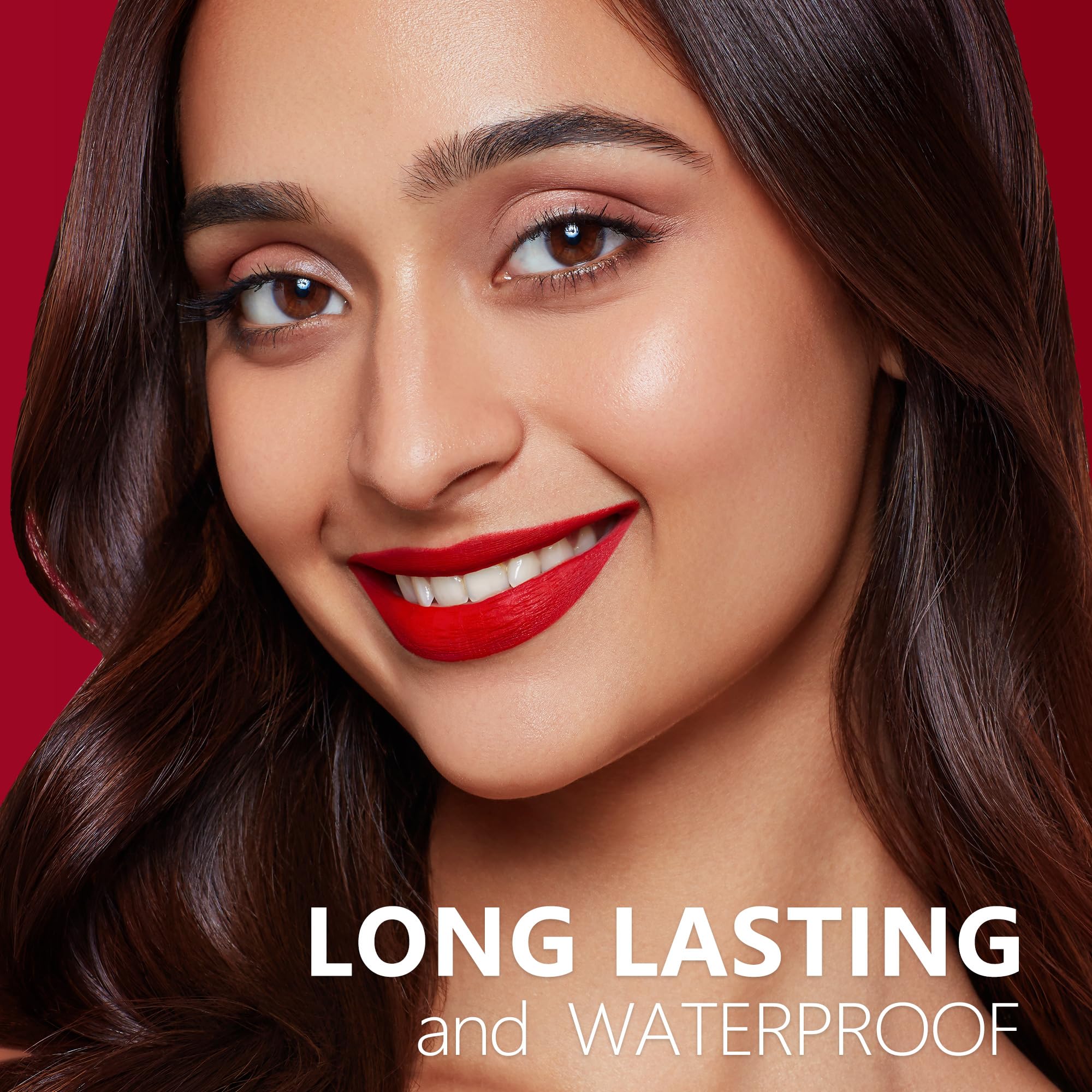 HANLADY Dark Red Pink Berry Lipstick 3pc – Long-Lasting Matte Lip Color, Vegan & Cruelty-Free (A66/44/48)