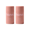 HANNI Fatty Body Moisturizer Stick with Fatty Acids – Fragrance-Free, Travel Size, 2.5 oz (Pack of 2)