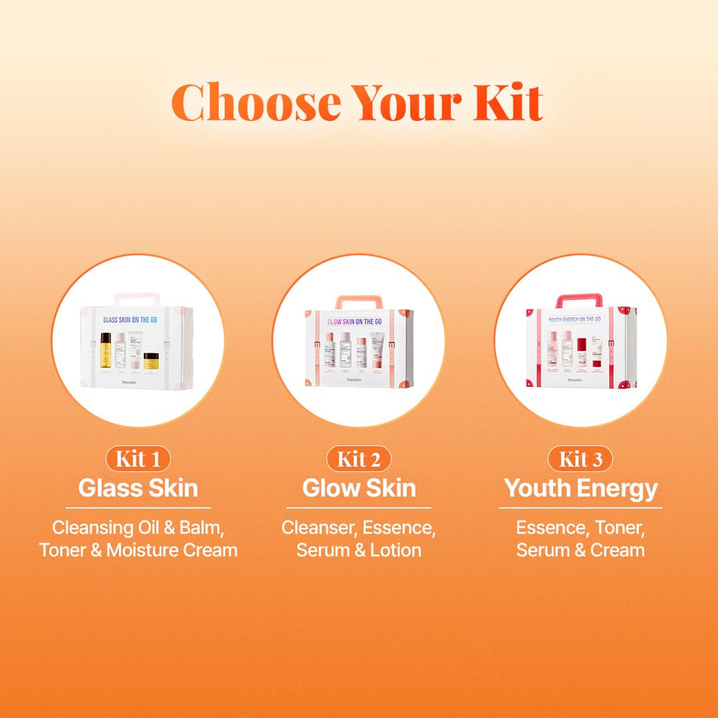 Hanskin Glow Skin On the Go Kit – Brightening & Hydrating Mini Skincare Set
