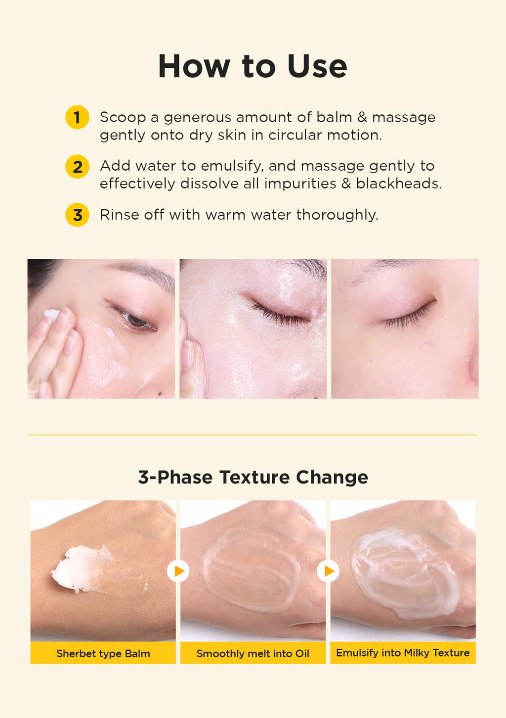 Hanskin PHA Pore Cleansing Balm – Gentle Solid-to-Oil Cleanser for Sensitive Skin (2.82 oz)