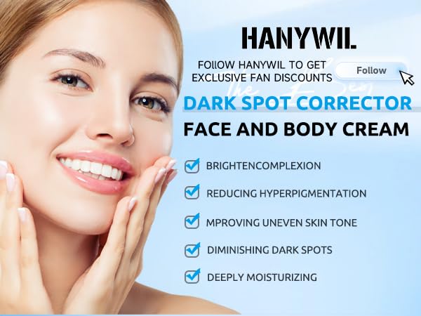 HANYWIL Dark Spot Serum for Face & Body – 2 oz