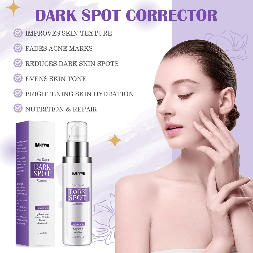 HANYWIL Dark Spot Serum with Retinol & Niacinamide – Even Tone, 1.7 fl oz