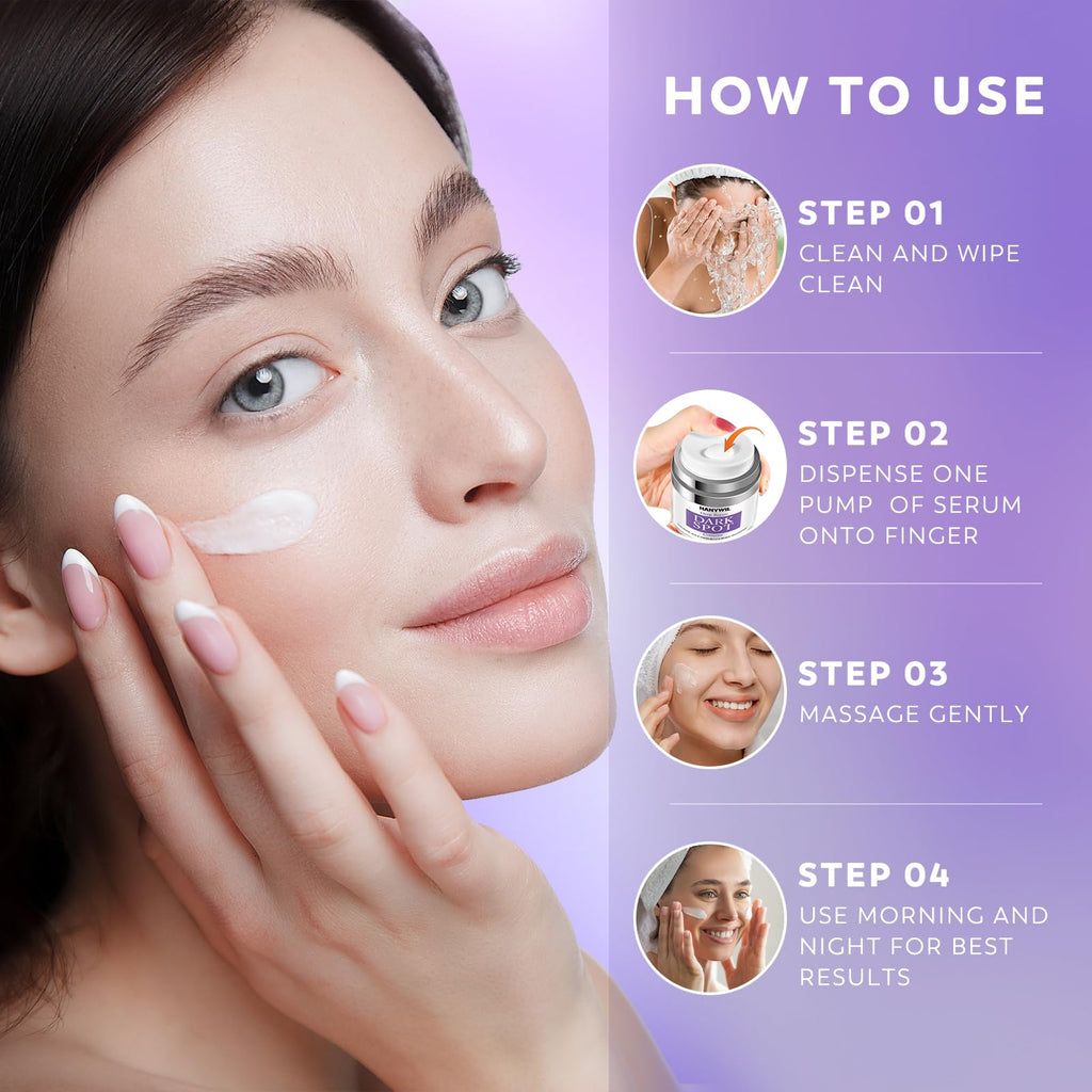 HANYWIL Dark Spot Remover for Face & Body — Natural Ingredients, Niacinamide + Vitamin E