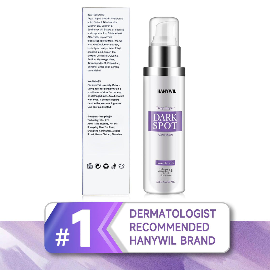 HANYWIL Dark Spot Serum with Retinol & Niacinamide – Even Tone, 1.7 fl oz