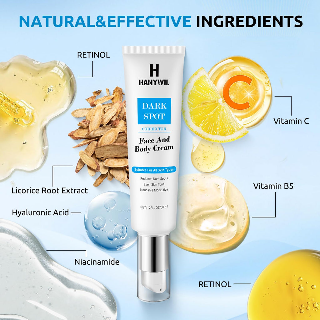 HANYWIL Dark Spot Serum for Face & Body – 2 oz