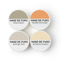 Hanz de Fuko Deluxe Hair Care Kit – 4 Travel Size Stylers: Claymation, Sponge Wax, Modify Pomade, Scheme Cream