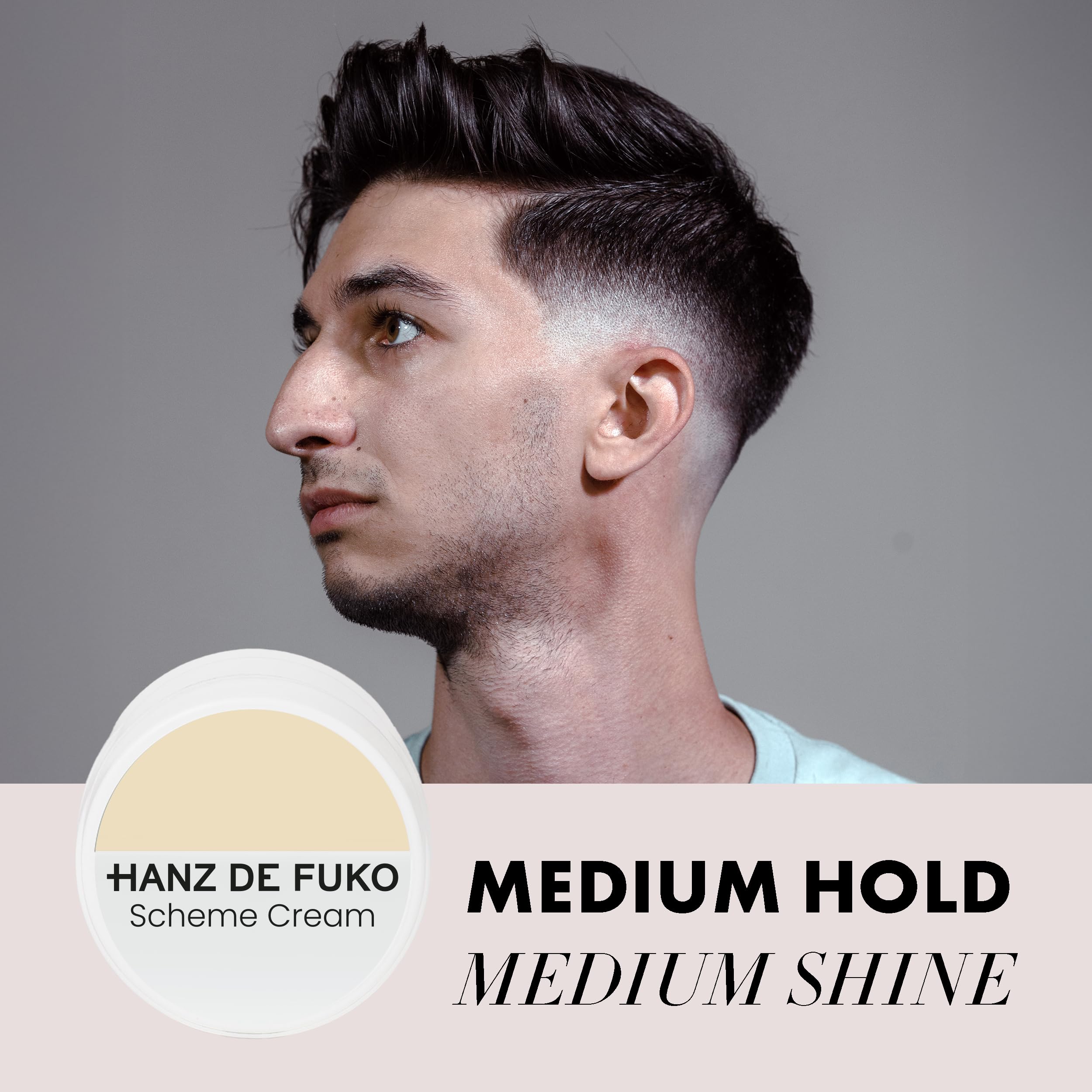 Hanz de Fuko Deluxe Hair Care Kit – 4 Travel Size Stylers: Claymation, Sponge Wax, Modify Pomade, Scheme Cream