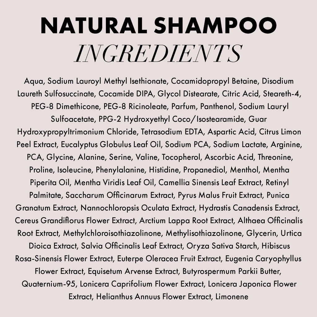 Hanz de Fuko Premium Natural Shampoo – Sulfate & Paraben Free, 8 oz, 16+ Plant Extracts