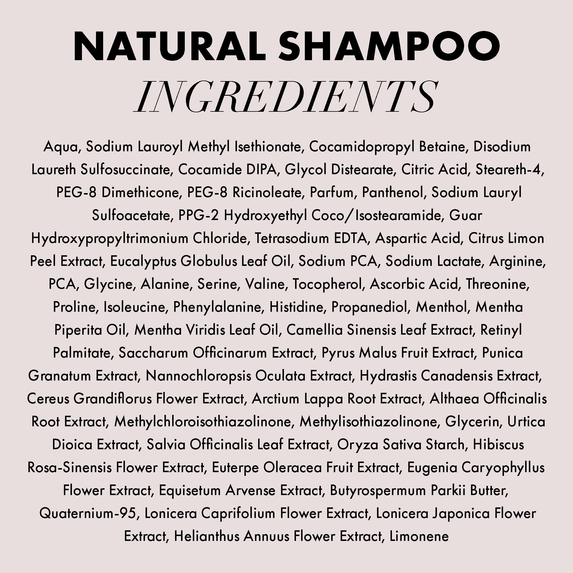 Hanz de Fuko Premium Natural Shampoo – Sulfate & Paraben Free, 8 oz, 16+ Plant Extracts