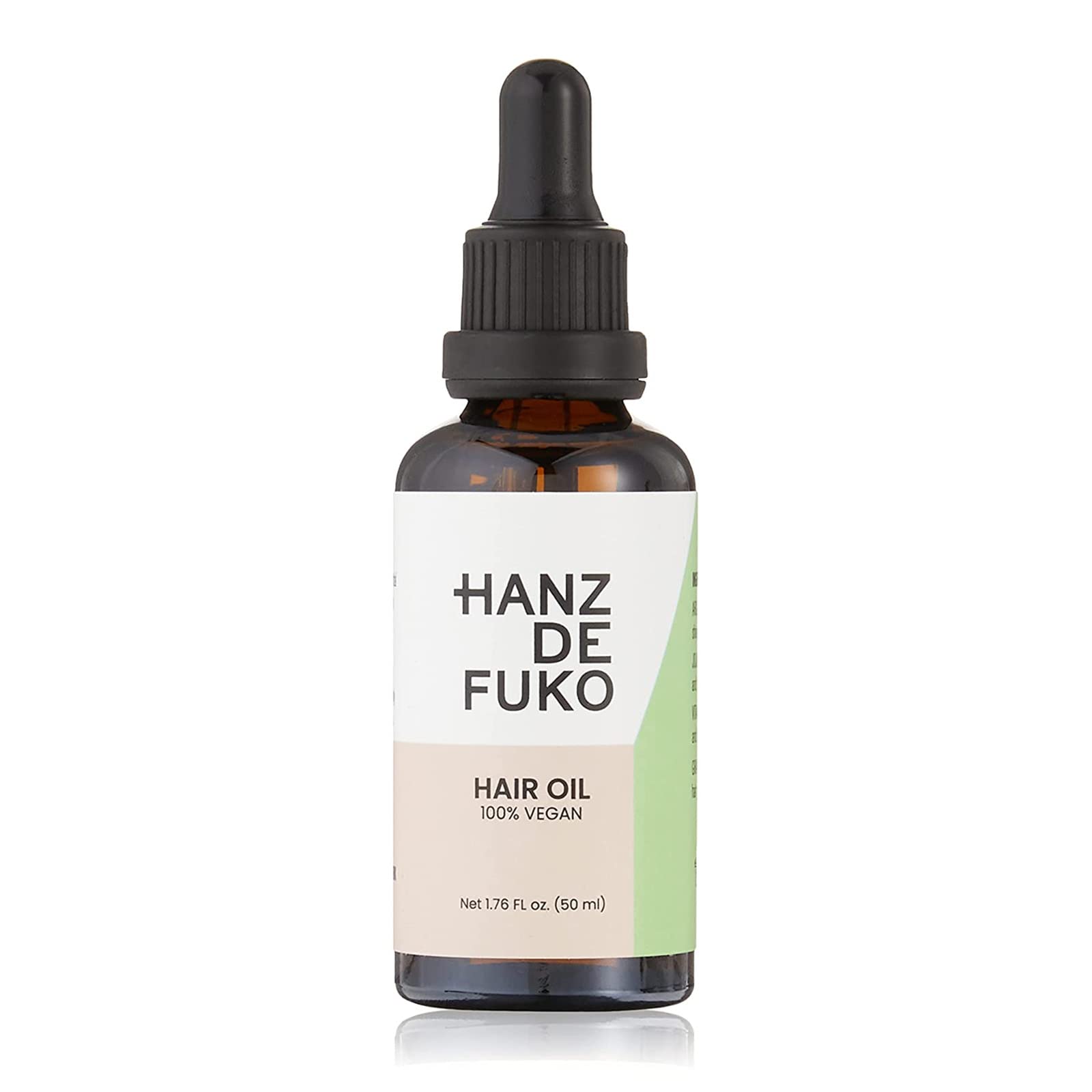 Hanz de Fuko Vegan Hair & Beard Oil – Hydration, Shine & Lightweight Care | 1.76 oz