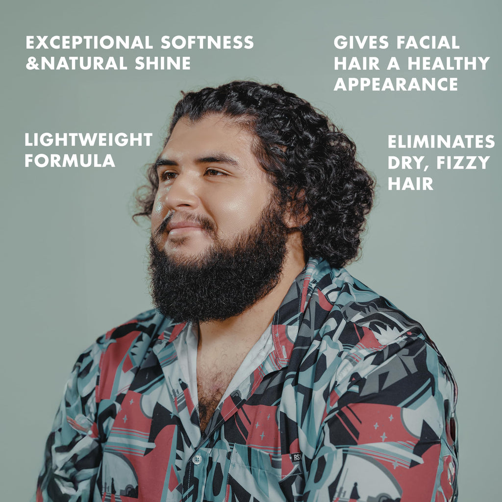 Hanz de Fuko Vegan Hair & Beard Oil – Hydration, Shine & Lightweight Care | 1.76 oz