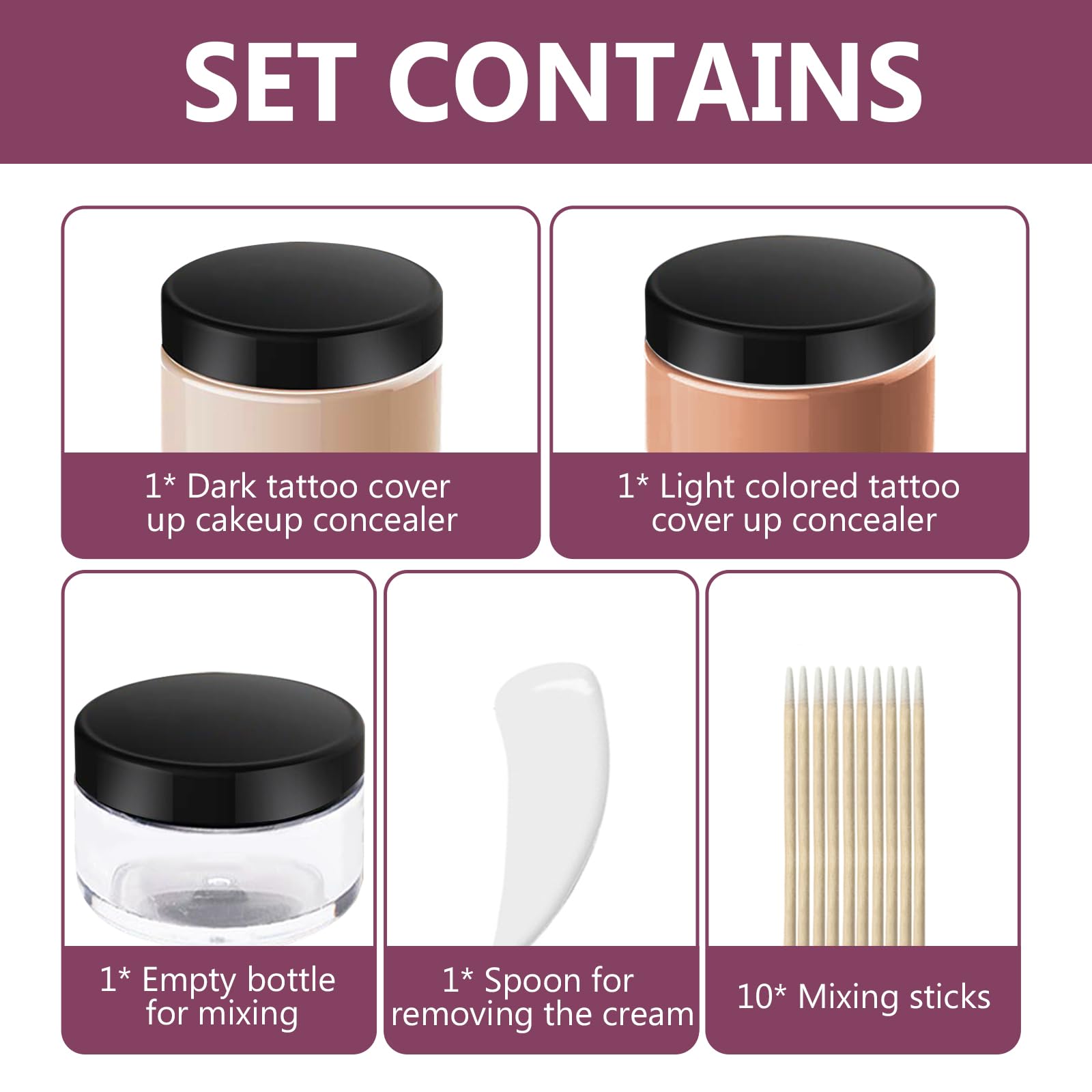 HAPIPET Tattoo Cover Up Cream – Natural, Waterproof Concealer (1.4 oz)