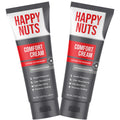 HAPPY NUTS Comfort Cream Deodorant – Aluminum-Free, Fragrance-Free Anti-Chafe for Men (2 x 2.25 oz)